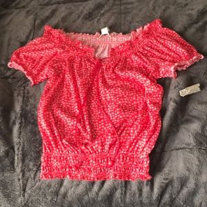 Off the shoulder top